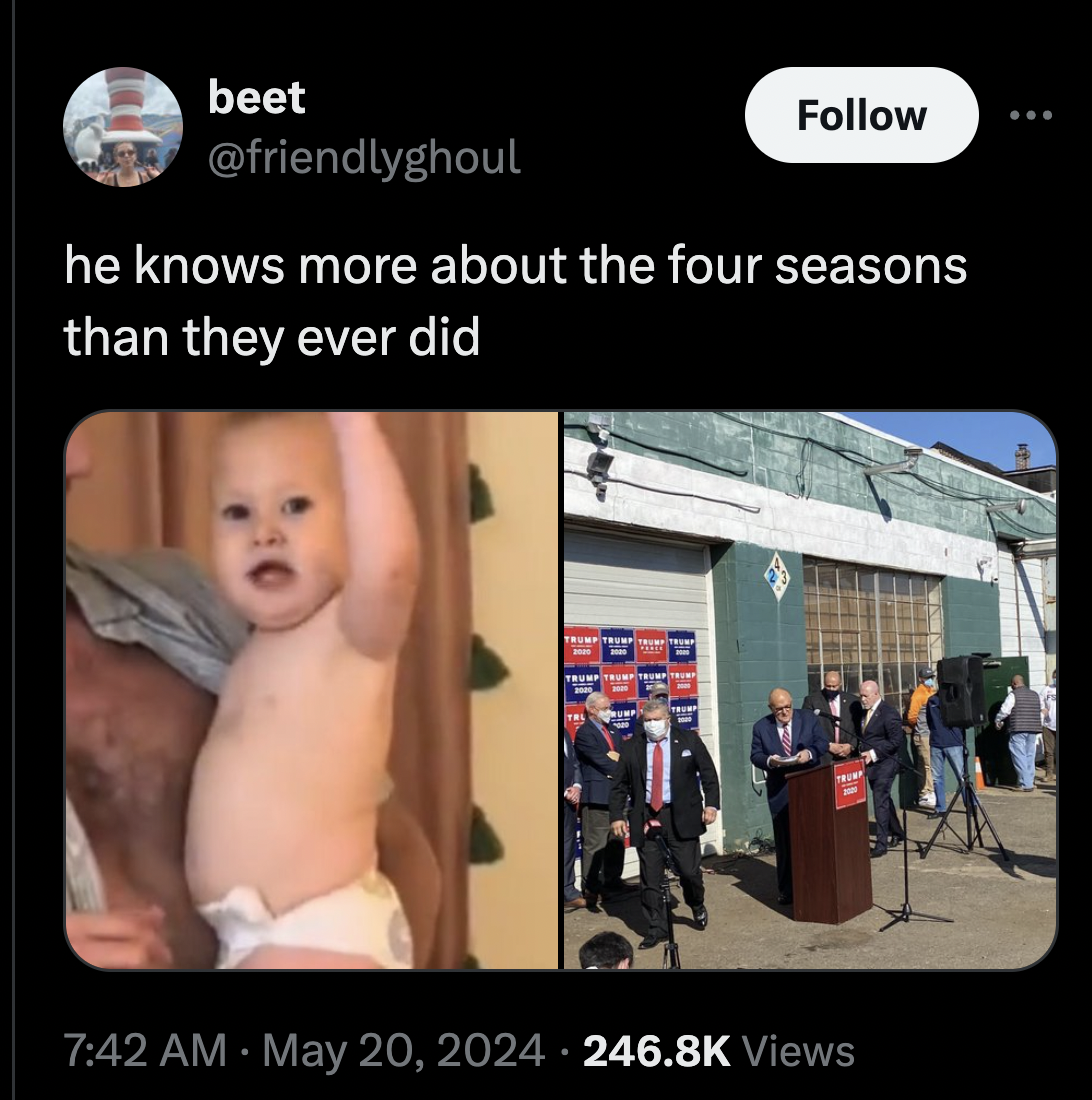 photo caption - beet he knows more about the four seasons than they ever did Views